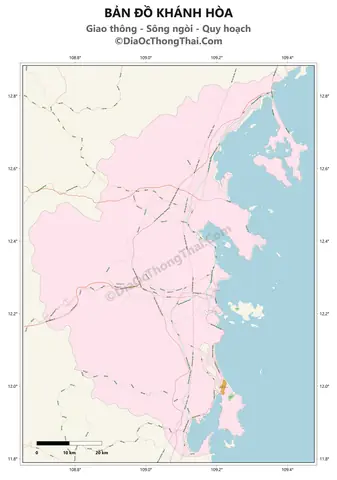Version 1: Bản Đồ Giao Thông, Sông Ngòi, Hạ Tầng