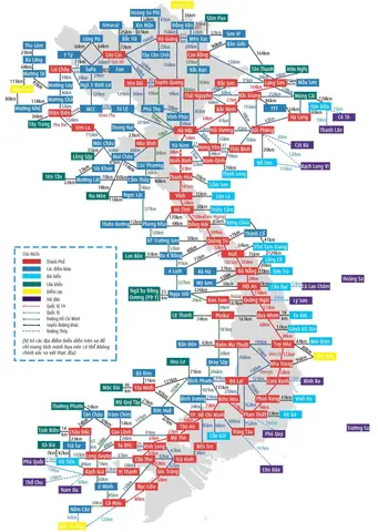 Bản Đồ Du Lịch Việt Nam Và Các Điểm Du Lịch Năm 2025 Bản Đồ Du Lịch Việt Nam Và Các Điểm Du Lịch Năm 2025