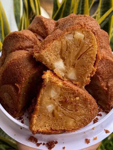 Bánh Bò Nướng Đường Đen