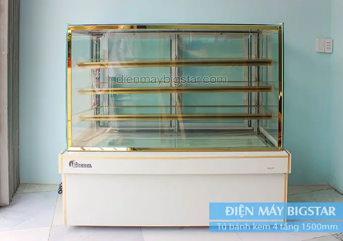 Tủ Bánh Kem 4 Tầng 1500mm