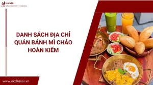 Danh Sách Địa Chỉ Quán Bánh Mì Chảo Hoàn Kiếm