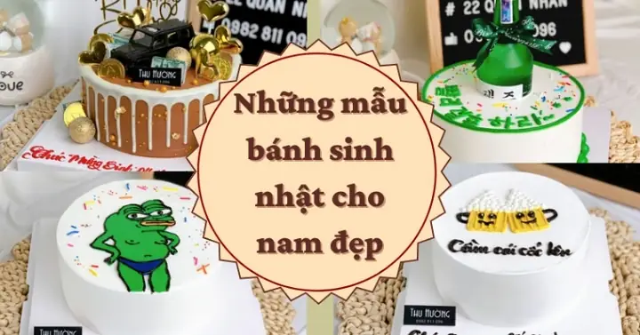 Những Mẫu Bánh Sinh Nhật Cho Nam 2023 – Xu Hướng 2024 - Bánh ...