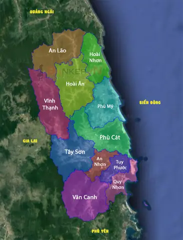 Tỉnh Bình Định Có Bao Nhiêu Huyện, Xã, Thành Phố 2025 - Bankervn