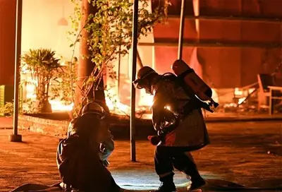 Cháy Ở Hà Nội: Cháy Nhà Hàng Bò Tơ Ở Đường Lê Đức Thọ