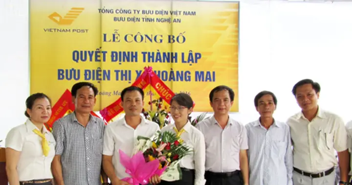 Công Bố Quyết Định Thành Lập Bưu Điện Thị Xã Hoàng Mai