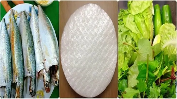 Cá Bạc Má Hấp Cuốn Bánh Tráng
