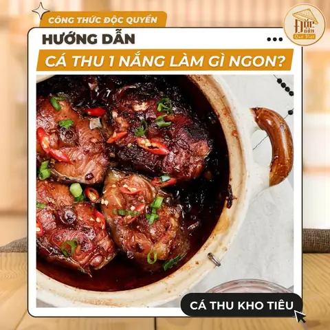 Cá Thu 1 Nắng Kho Tiêu – Món Kho Đưa Cơm Đặc Trưng Cá Thu 1 Nắng Kho Tiêu – Món Kho Đưa Cơm Đặc Trưng