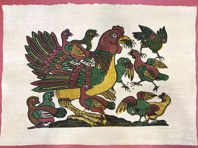 Tranh Đông Hồ “gà Đàn”: