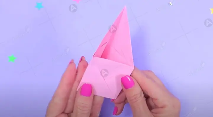 Cách Gấp Hộp Đựng Bút Bằng Giấy Đơn Giản Kiểu Số 2