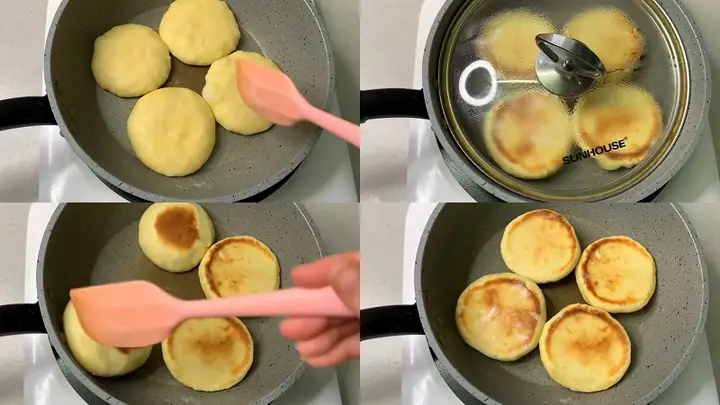 Tiến Hành Nướng Bánh Mì Áp Chảo