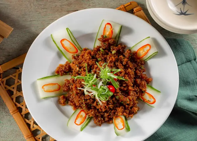 Mắm Ruốc Xào Thịt - Cách Làm Đặc Sản Huế Thơm Ngon Chuẩn Vị
