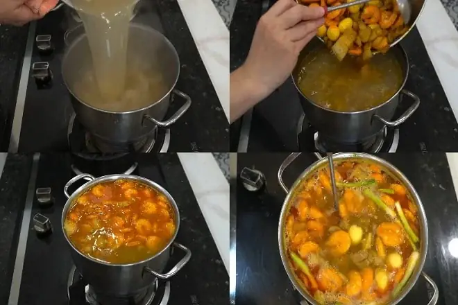 Nấu Nước Dùng Mì Quảng