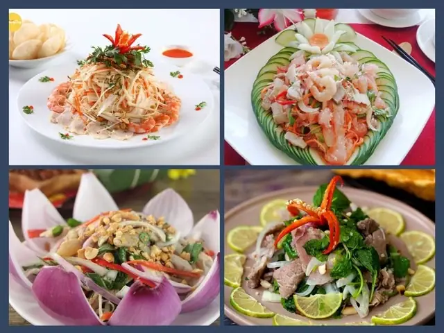 Một Số Mẫu Trang Trí Món Gỏi Độc Đáo Bạn Có Thể Tham Khảo