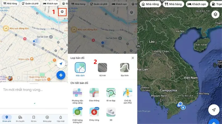 Cách Kiểm Tra Bản Đồ Vệ Tinh Việt Nam