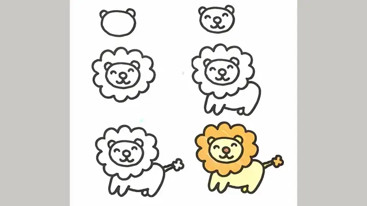 Cách Vẽ Con Sư Tử Cách Vẽ Con Sư Tử