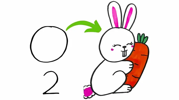 Cách Vẽ Con Thỏ Bằng Số 2 Cách Vẽ Con Thỏ Bằng Số 2