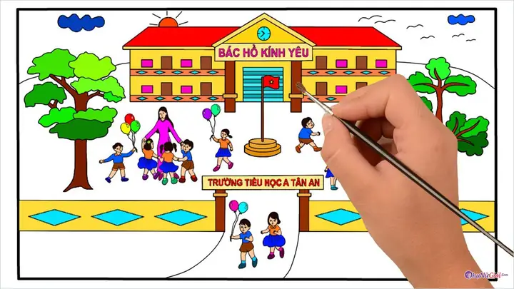 Hình Ảnh Cho Cách Vẽ Ngôi Trường Tiểu Học: Hình Ảnh Cho Cách Vẽ Ngôi Trường Tiểu Học:
