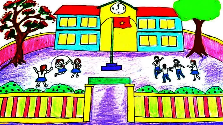 Hình Ảnh Cho Cách Vẽ Ngôi Trường Tiểu Học: Hình Ảnh Cho Cách Vẽ Ngôi Trường Tiểu Học: