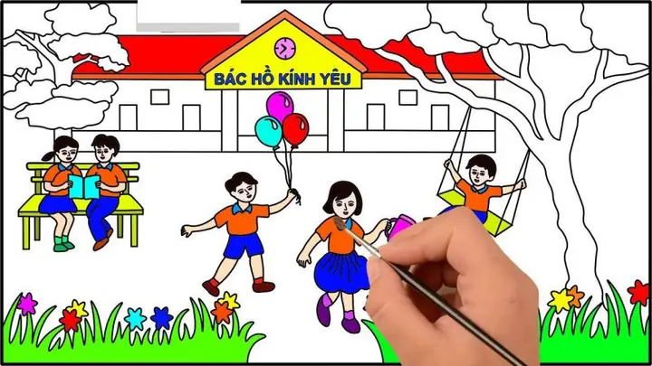 Hình Ảnh Cho Cách Vẽ Ngôi Trường Tiểu Học: Hình Ảnh Cho Cách Vẽ Ngôi Trường Tiểu Học:
