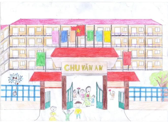 Hình Ảnh Cho Cách Vẽ Ngôi Trường Tiểu Học: Hình Ảnh Cho Cách Vẽ Ngôi Trường Tiểu Học: