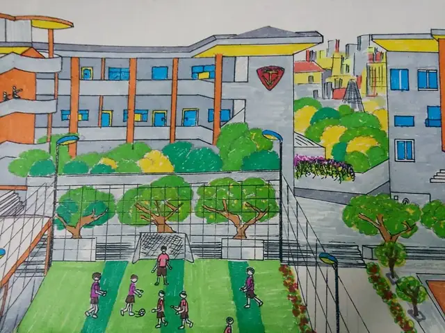 Hình Ảnh Cho Cách Vẽ Ngôi Trường Tiểu Học: Hình Ảnh Cho Cách Vẽ Ngôi Trường Tiểu Học: