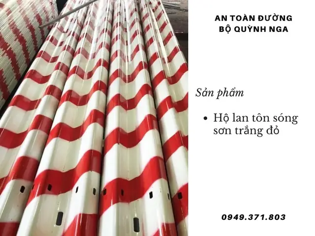 Cung Cấp Hộ Lan Tôn Sóng Sơn Trắng Đỏ Uy Tín, Giá Rẻ Trên Toàn Quốc