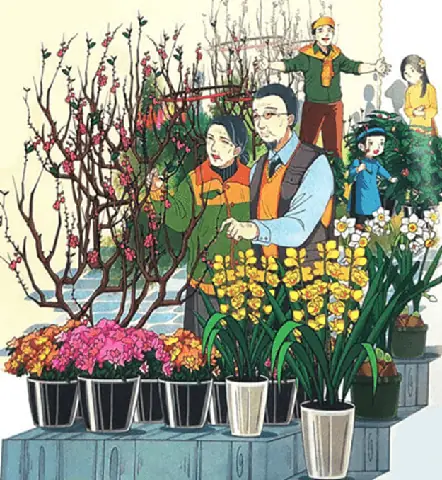 Chợ Hoa Ngày Tết Ở Hà Nội – Bài 2 – Tiếng Việt Lớp 1 (trang 46 → 48) - Chân Trời Sáng Tạo