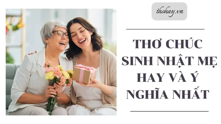 Thơ Chúc Mừng Sinh Nhật Bác Gái Ý Nghĩa