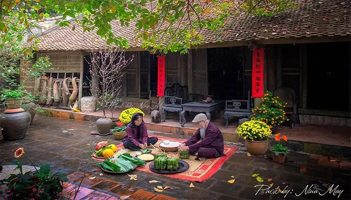 Làng Cổ Đường Lâm – Chụp Ảnh Tết Cổ Truyền Ấn Tượng