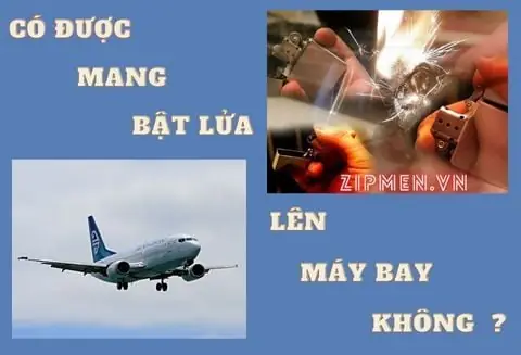 Có Được Mang Bật Lửa Zippo Lên Máy Bay Không?