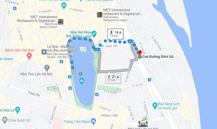 Cách Di Chuyển Đến Đường Gốm Sứ Hà Nội