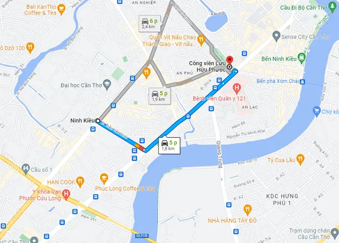 Cách Di Chuyển Tới Công Viên Lưu Hữu Phước Thế Nào?