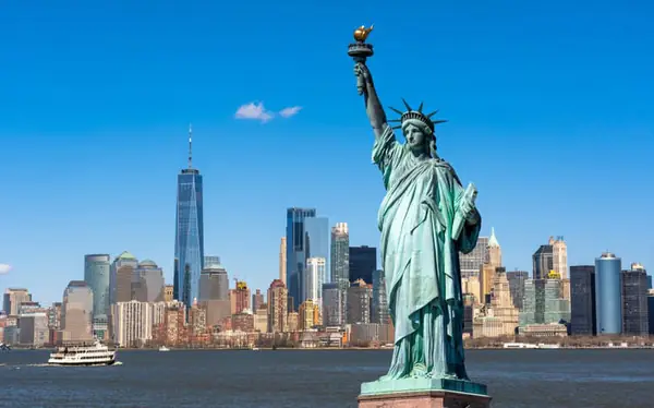 Tượng Nữ Thần Tự Do Ở New York, Nước Mỹ