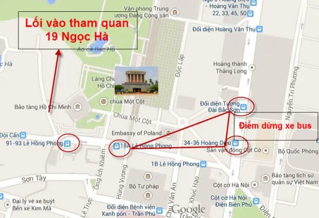 Đi Lăng Bác Gửi Xe Ở Đâu