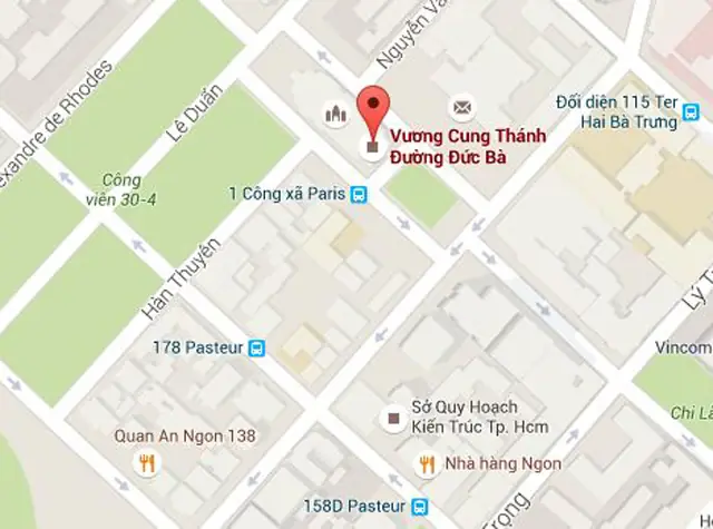 Địa Chỉ Nhà Thờ Đức Bà Sài Gòn