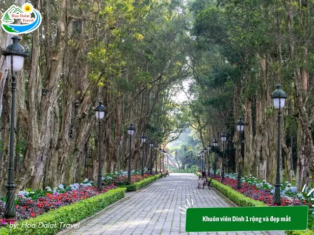 Khuôn Viên Dinh Thự Rộng Và Đẹp Mắt