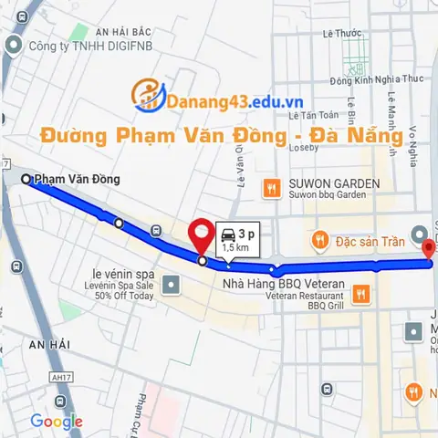 Đường Phạm Văn Đồng Đà Nẵng Có Gì?