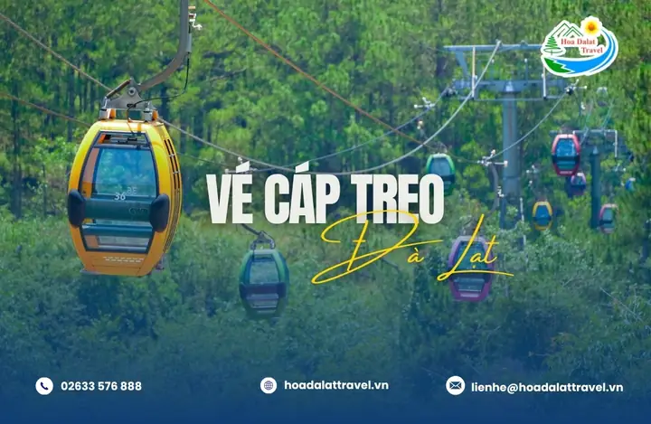 Vé Cáp Treo Đà Lạt - Hoa Dalat Travel