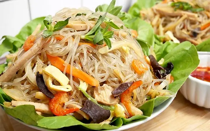 Miến Xào Giò Lụa