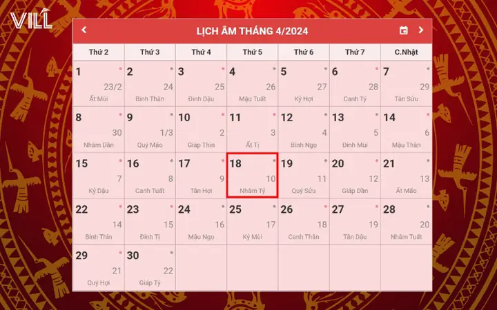 Giỗ Tổ Hùng Vương Năm 2024 Rơi Vào Ngày Mấy Dương Lịch