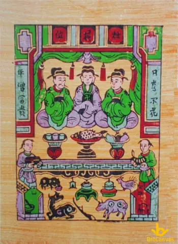 Hình Ảnh Ông Công Ông Táo - Brocanvas