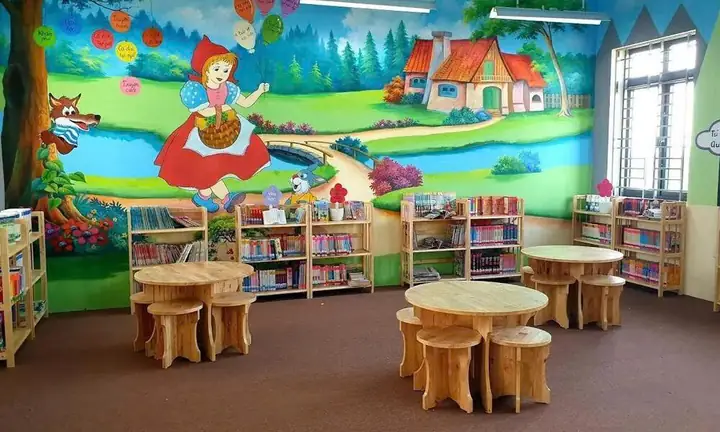 Ý Tưởng Trang Trí Góc Thư Viện Bằng Tranh Vẽ
