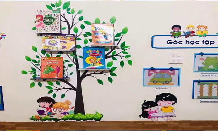 Ý Tưởng Trang Trí Góc Thư Viện Bằng Chủ Đề Thiên Nhiên