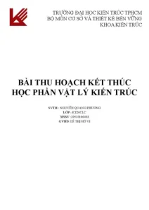 Bài Tập Vlkt - Phân Tích Kiến Trúc Và Khí Hậu Kiến Trúc Tphcm ...