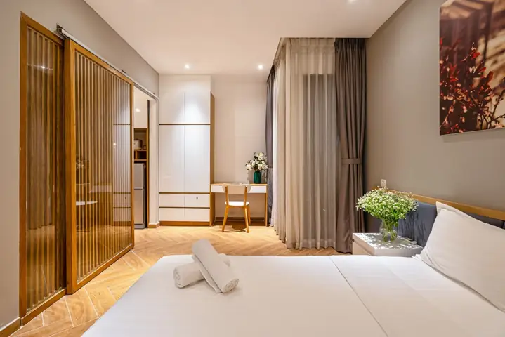 Căn Hộ 1 Phòng Ngủ Tách Bếp Full Nội Thất Gần Sân ... Căn Hộ 1 Phòng Ngủ Tách Bếp Full Nội Thất Gần Sân ...