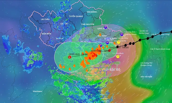 Tin Bão Mới Nhất Ngày 22/7: Bão Đổ Bộ Hưng Yên - Ninh Bình Trong ...