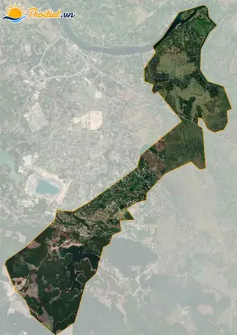 Phường Hương Xuân Nhìn Từ Vệ Tinh