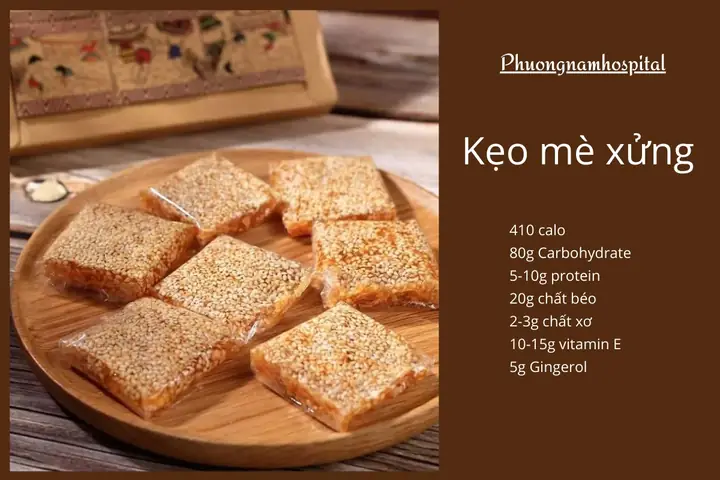 Kẹo Mè Xửng Bao Nhiêu Calo?