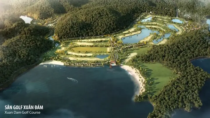 Sân Golf Xuân Đám – Xuan Dam Golf Course – Sun Group Land