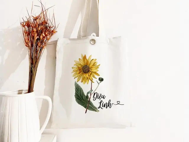 Túi Vải Canvas Tự Vẽ
